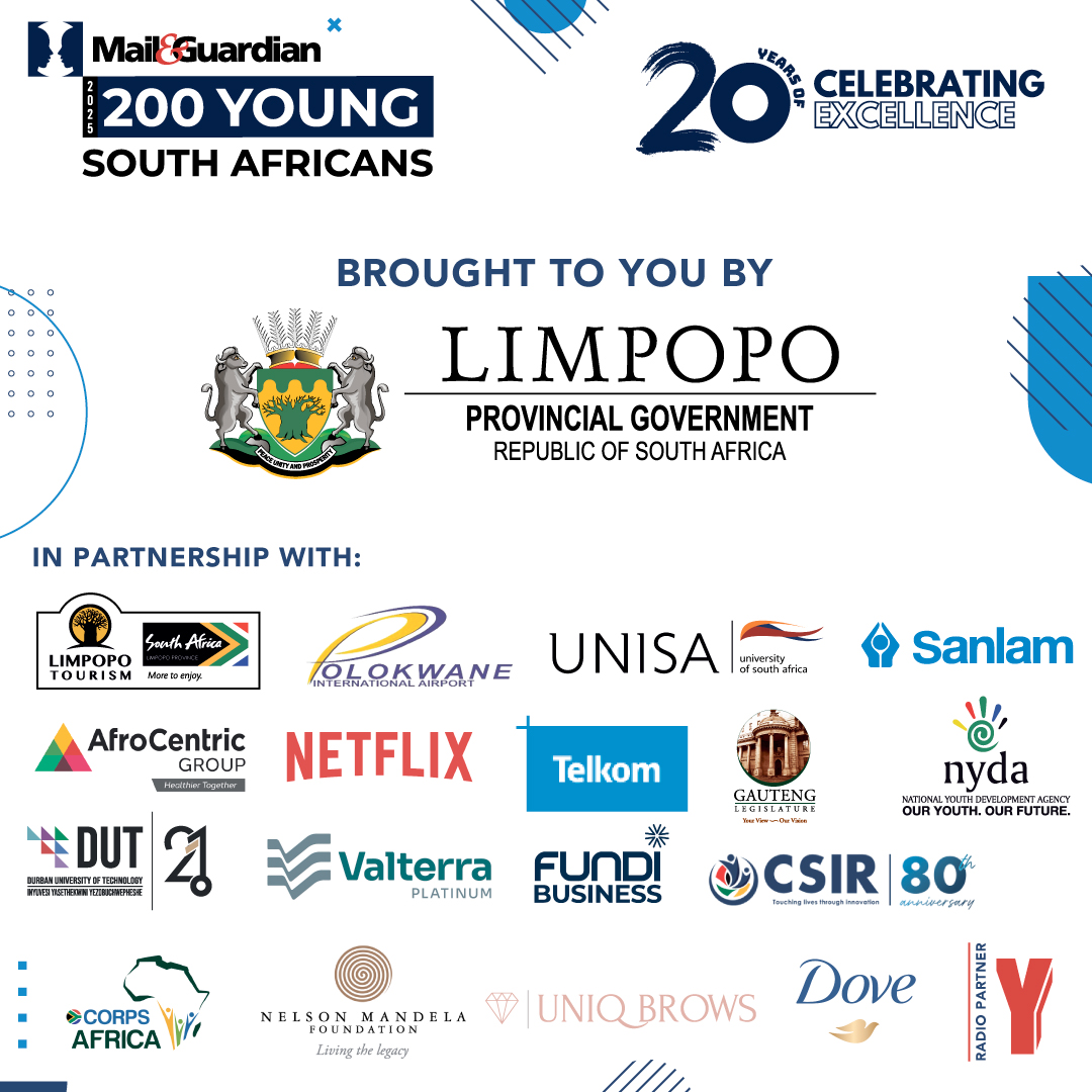 mailandguardian's tweet image. #MG200Young: The M&G 200 Young South Africans flagship is back! This year’s installation, brought to you by the province of Limpopo @OtpLimpopo, boasts of inclusive categories that aim to recognise and reward young people who have created resilient, entrepreneurial and robust…