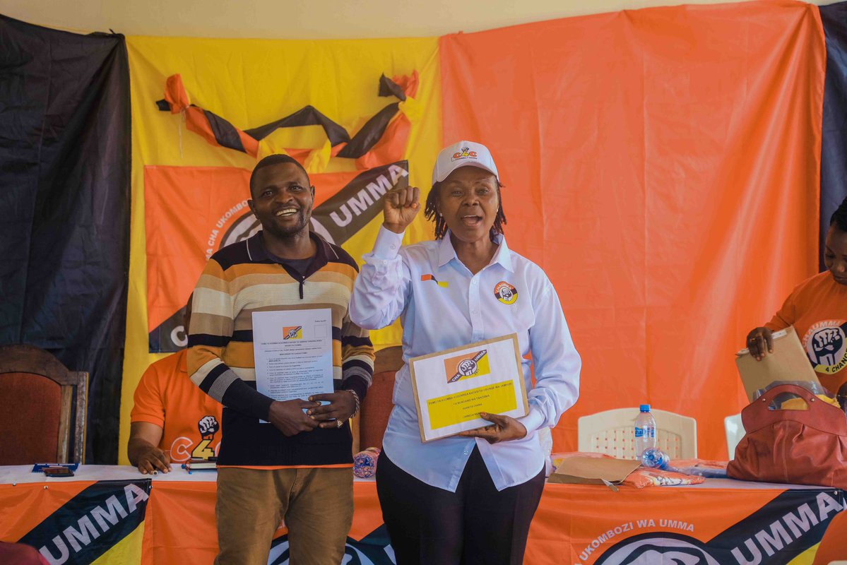 ChaummaT's tweet image. Tukio la uchukuji fomu wagombea udiwani kata na ubunge majimbo ya Ulanga Kilombero na Mlimba kwenye kikao cha Naibu katibu mkuu Kigaila kilichofanyika mjini Ifakara tar. 23 Julai 2025.