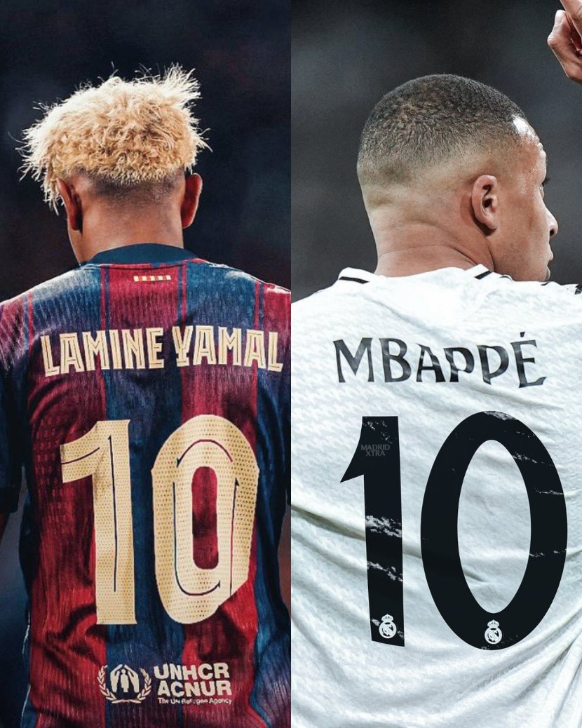 Olasport_'s tweet image. The two new No. 10s in La Liga next season! ✨
#LaLiga #LamineYamal #mbappe