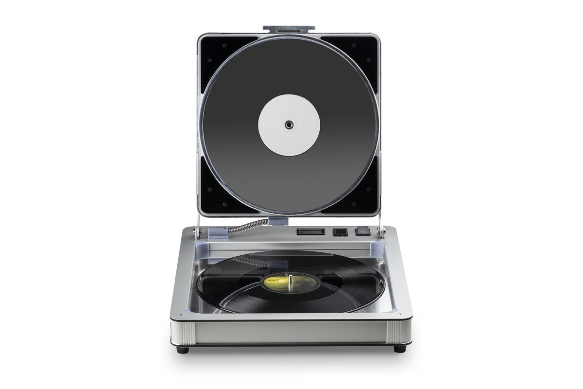 DecoAudio's tweet photo. Pro-Ject Flatten It record warp remover now available to order from our website https://t.co/EP0a3QGoCB https://t.co/QTlIloO3t1