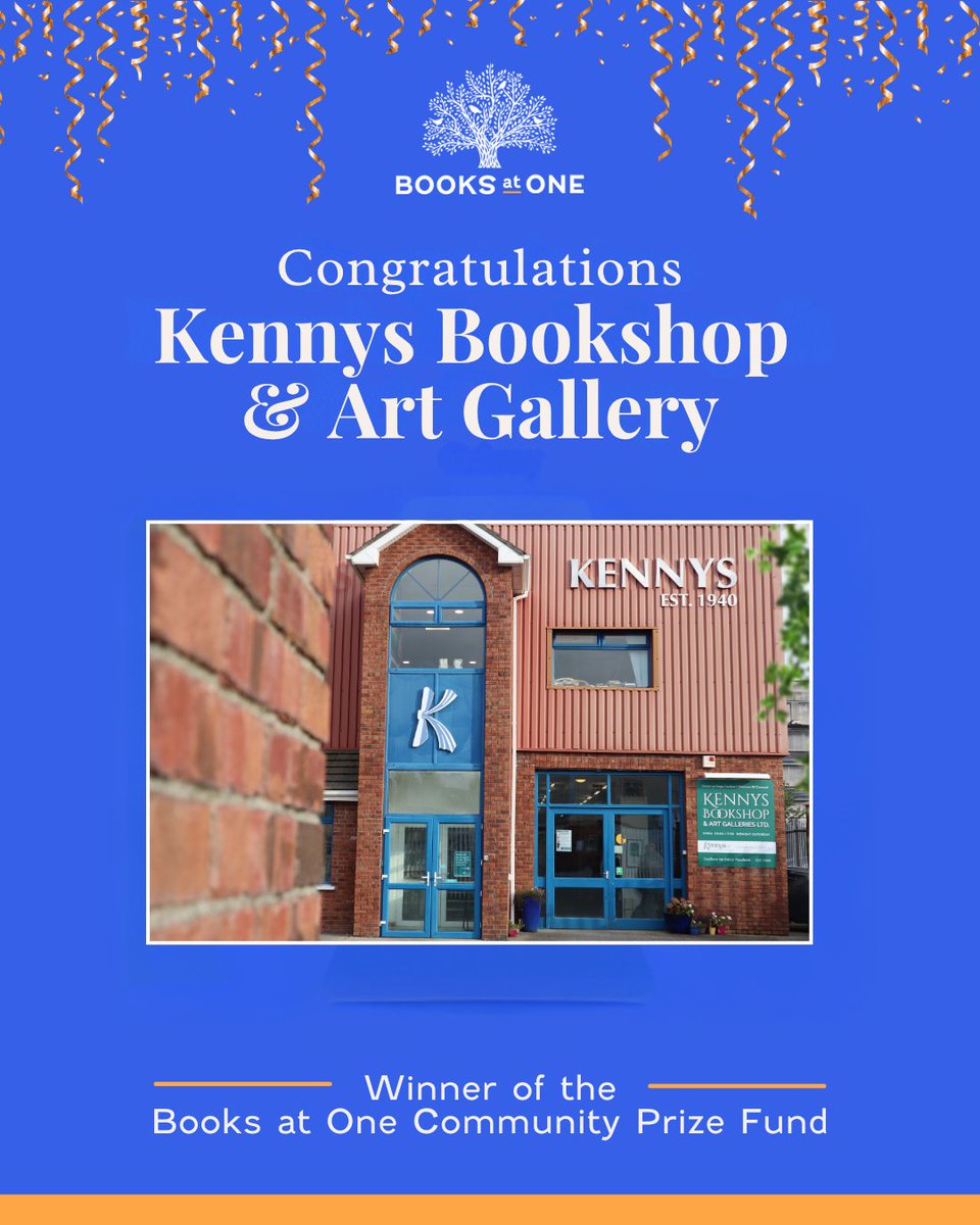 KennysBookshop's tweet photo. Thank you to @books_at_one for giving us the opportunity to run a community focused project with their new fund. We will run an event for approx 400 Galway primary school children with Irish authors this school year. Schools/teachers -contact us for more! #BooksAtOneCommunityFund https://t.co/883DpjuQvD