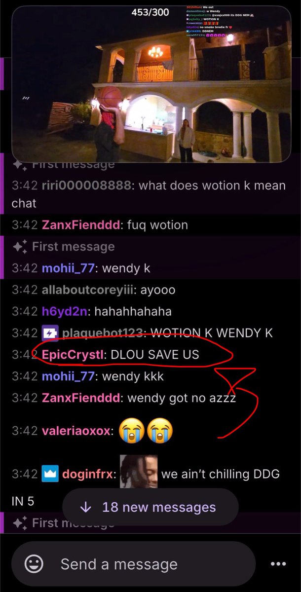 __Smoov___'s tweet image. Lmao they beggin for help in DLou chat😭😭