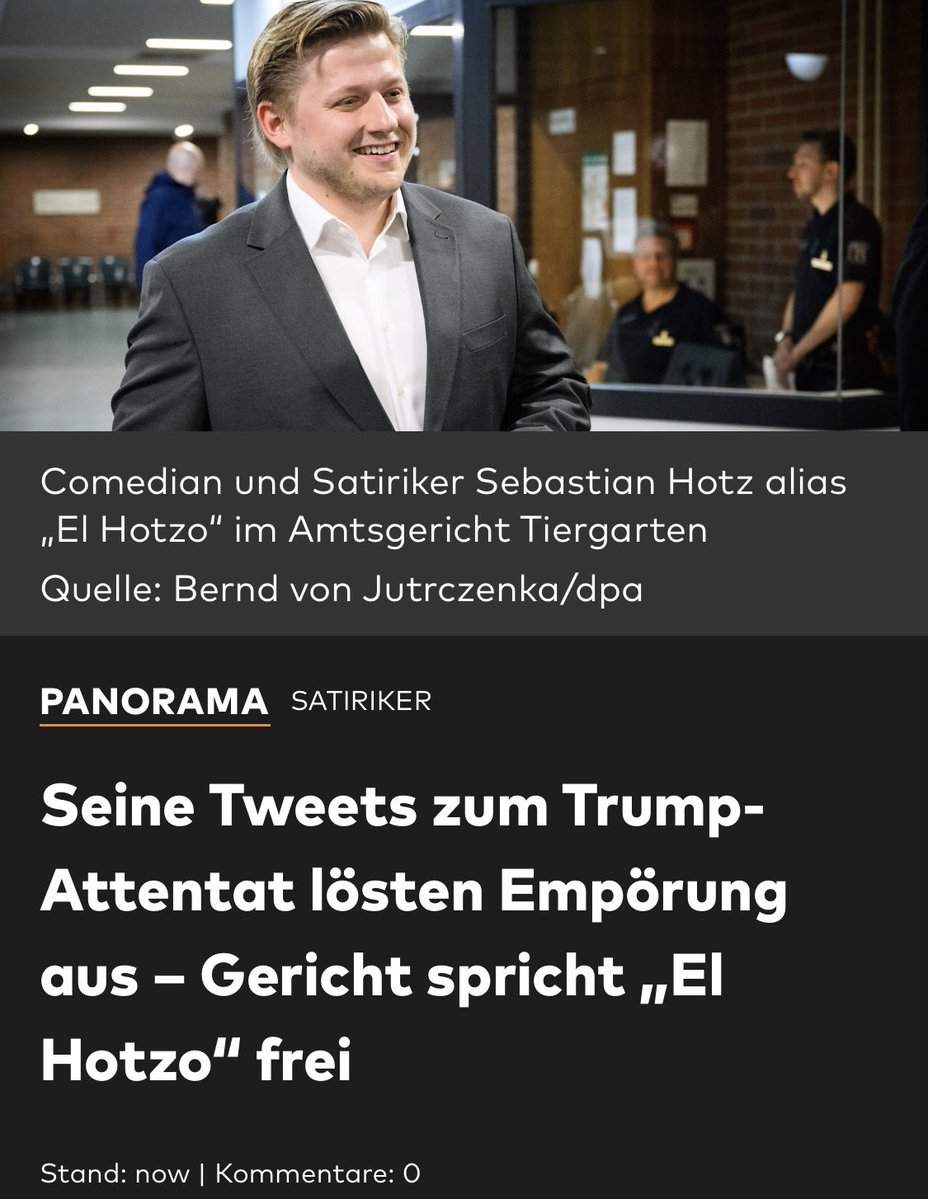 dokhollidays's tweet image. In meinen Augen zu Recht!
Der Tweet war unter aller S…
Aber deshalb dieses extreme Bohai und der ungebremste Hate der gesamten rechtsrechten Online Bubble; Es war einfach zu viel.
Immerhin handelt es sich um die Aussage eines bekannten (oft sarkastischen) Satirikers.
Auch…