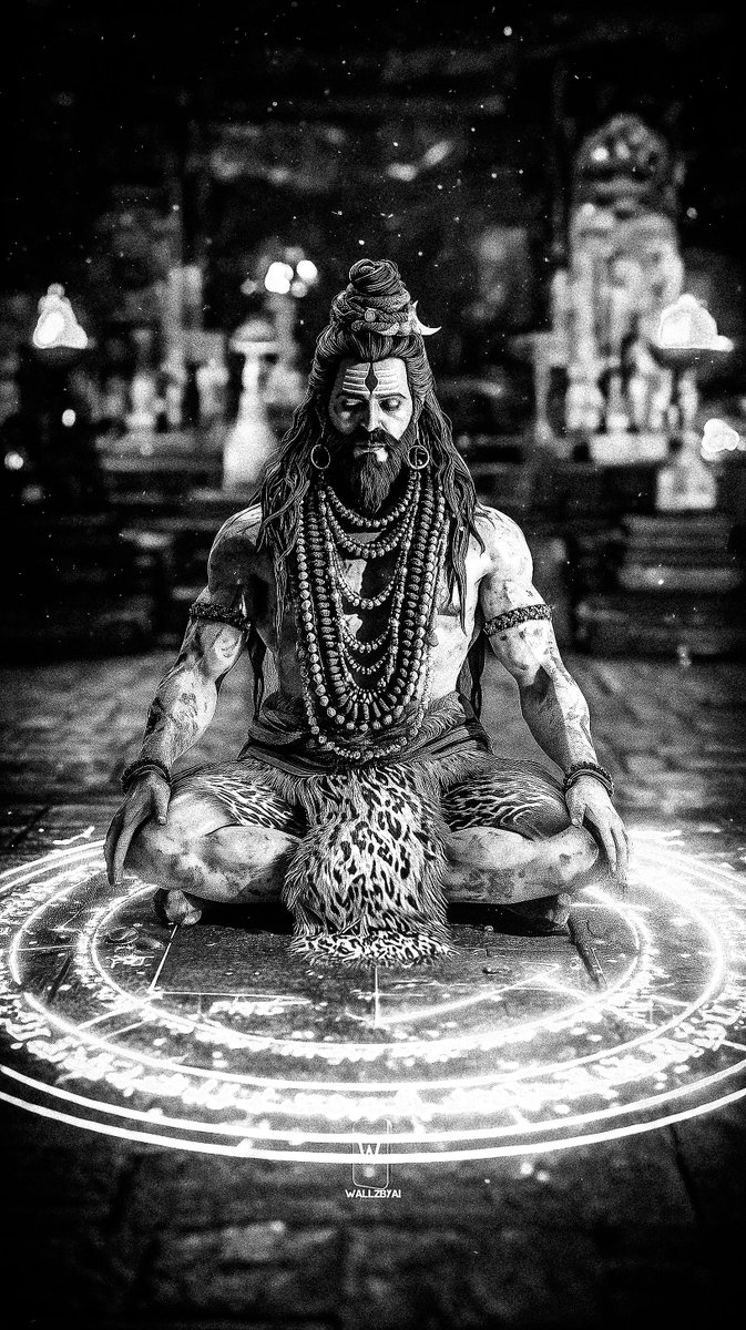 WallzByAI's tweet image. सर्वं शिवमयम्।
Everything is pervaded by Shiva.

Even a single image like this can ignite bhakti in someone’s heart. If this art resonates with you, support this quiet Sanatan effort. A drop of your help sustains an ocean of devotion. Please support by clicking on the below link…