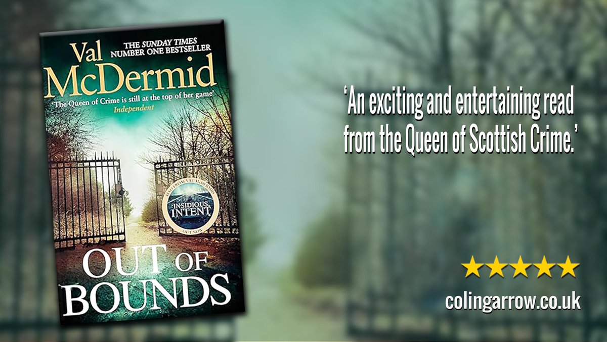 colingarrow's tweet image. 'Out of Bounds' by Val McDermid
'An exciting and entertaining read from the Queen of Scottish Crime.'
buff.ly/wIYT9wf
#crime #detective