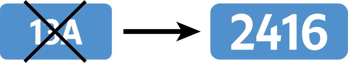 Brie2Morin_IDFM's tweet photo. #NouvelleNumerotation
Allez, on se motive et nous allons réviser ensemble les nouveaux numéros de vos lignes de #bus 🚌 à partir du 15 septembre 2025 ! 🗓️
1⃣ JOUR 1⃣LIGNE :
Les lignes 13A et 13B deviennent les lignes 2416 et 2471 ! https://t.co/IgnVh4bYiT