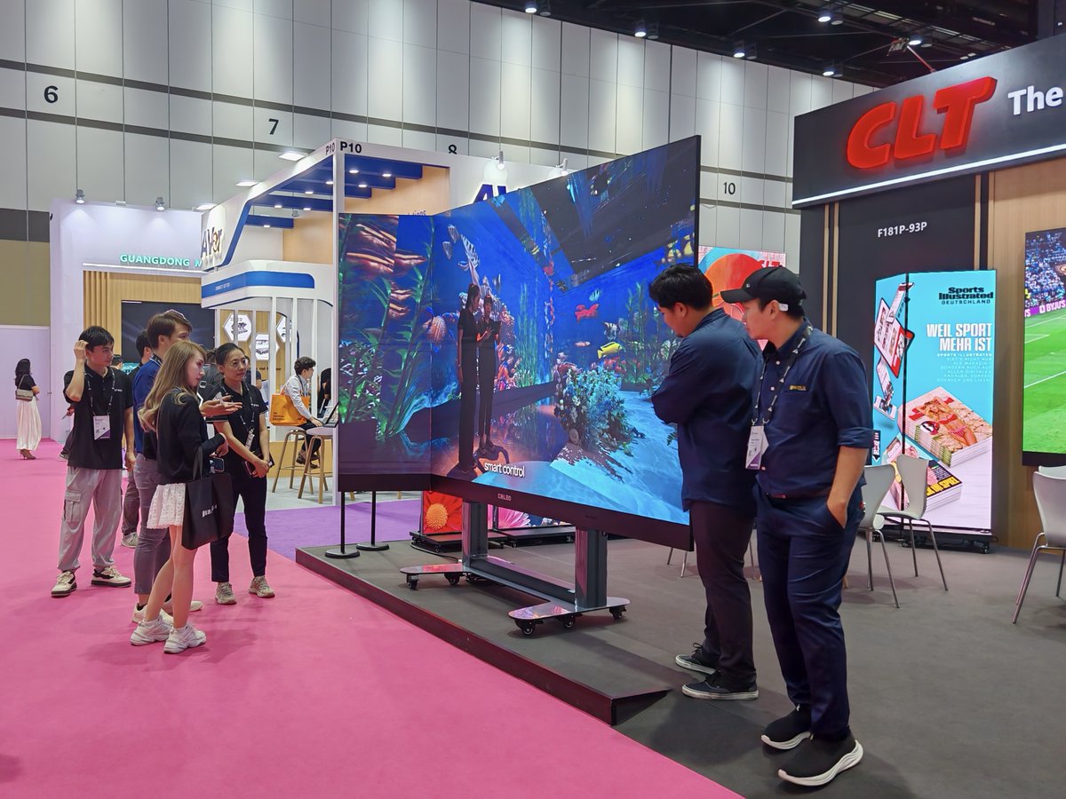 LedClt's tweet image. 🌟 Day 1 at Infocomm Asia 2025 – What an Incredible Start!🌟 

Couldn&apos;t make it today? Don&apos;t worry – we&apos;ll be here until July 25. 
📍 Booth N10

📸 Here’s a glimpse of our time —stay tuned for more updates!

#CLT #CLTLED #leddisplay #Thailand #Exhibition #ledsolution #ledposter