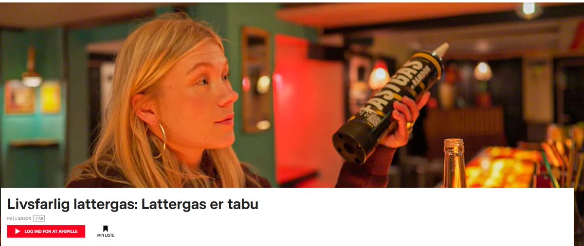 Dateret 14. juli 2025

Latterlig lattergasdækning på Danmarks Radio

Man kan pine sig selv på mange måder.
En sikker metode er at indtage store mængder Danmarks Radio.

F.eks. med to helt igennem  fladpandede og ubegavede udsendelser om unge menneskers brug af lattergas som