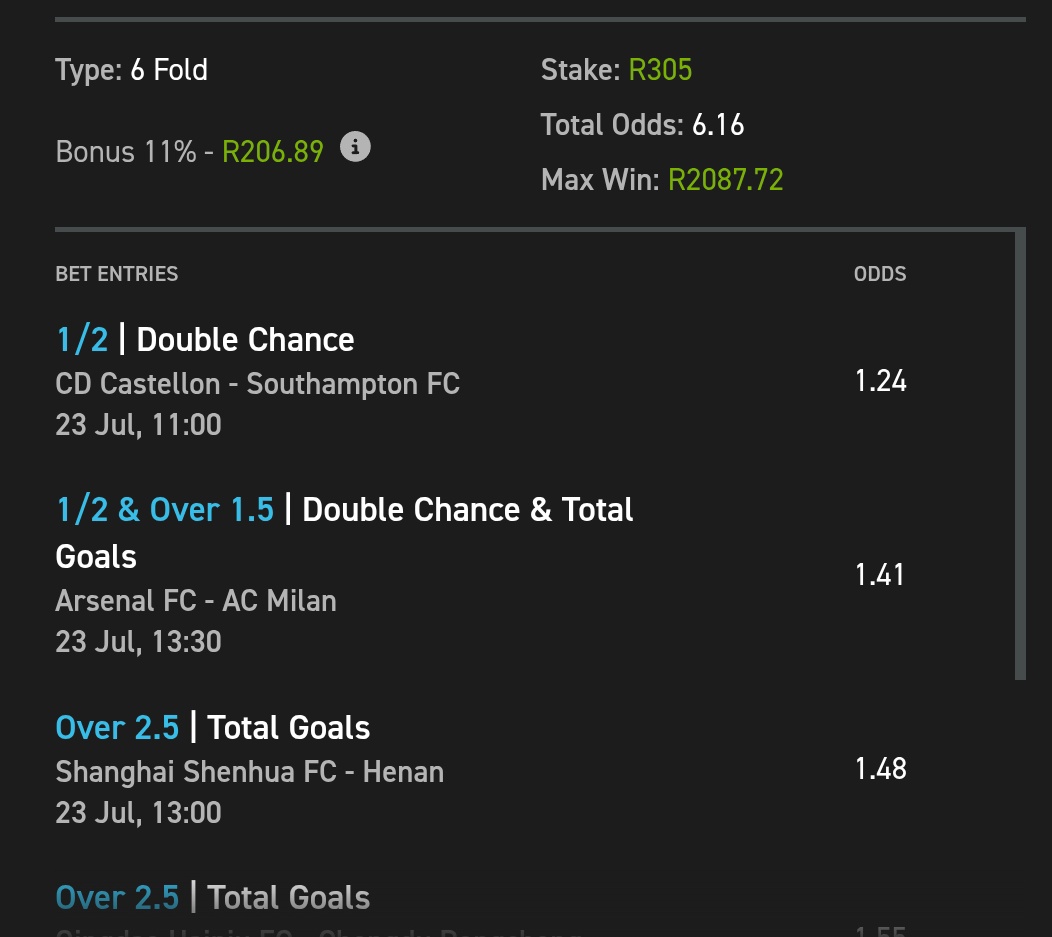 tembisaonlyn's tweet image. 6 odds served @Easybet_SA
✅Copy my bet:easybet.co.za/sports?bookedB…
✅Code:320890
Register using my Promo code TUMI50
👉ebpartners.click/o/4yinkR?lpage…
18+ T&C's apply