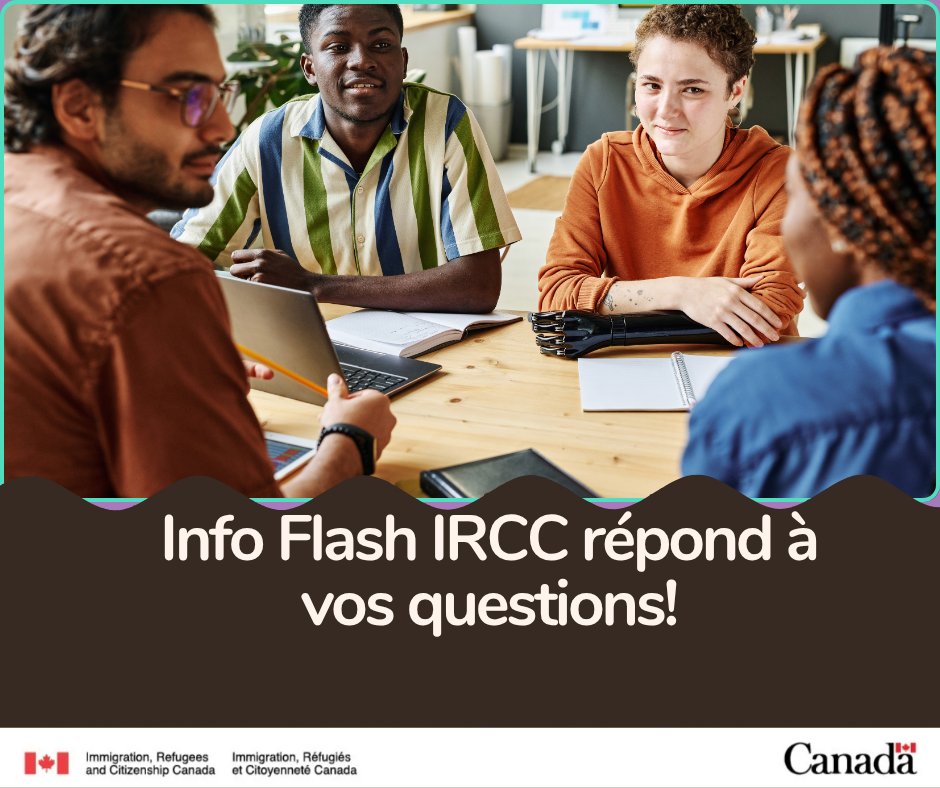 Rappel💥
Vous avez des questions sur l'immigration, les permis d’études, de travail ou la résidence permanente ? Posez-les directement à un agent IRCC lors de cette session en ligne !

      📅23 juillet
      ⏰12h - 13h (GMT)
     Inscrivez-vous ici 👉ow.ly/IxPE50WnxgZ