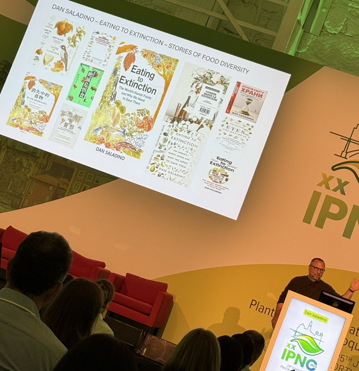 Food journalist Dan Saladino says food ag biodiversity is our story we need to claim (saving 30% by 2030) #microbiome #food #like