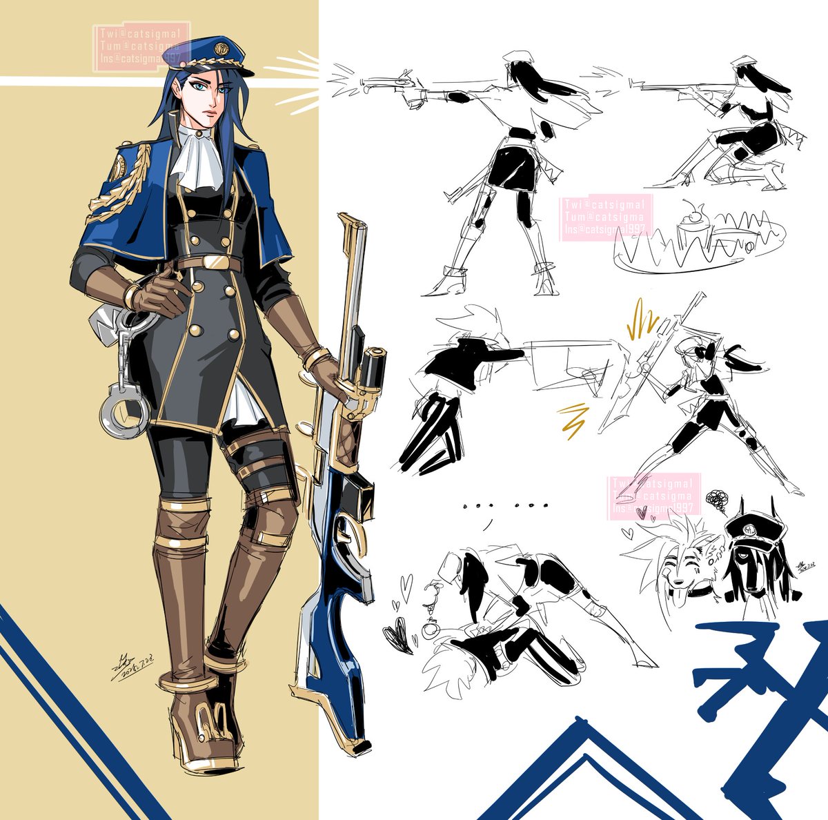 Catsigma1's tweet image. #2XKO #caitvi #lightcannon #LeagueOfLegends
I NEED CAITLYN AND LUX!
2xko style doodle.
Buy me ☕
ko-fi.com/catsig/
