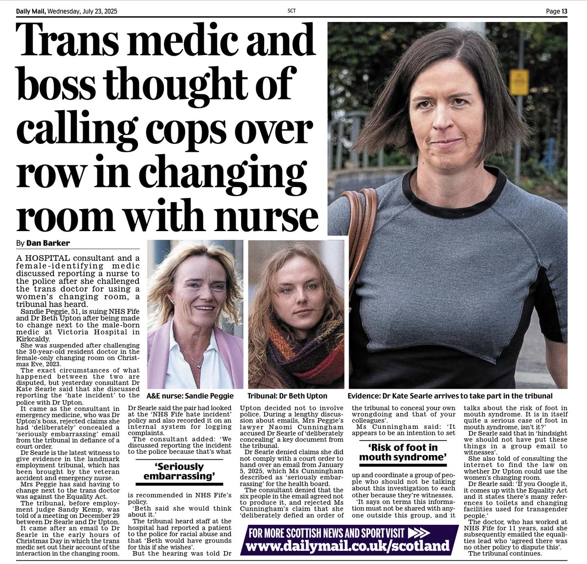 Fyrishsunset's tweet image. Whilst Scots continue to face excruciating, third-world delays at A&E, just look at what senior staff at NHS Fife were ‘busy’ doing.
Is this nonsense being replicated across Scotland’s health boards?