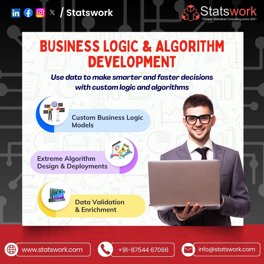 Statswork's tweet image. treamline your tech with expert business logic and algorithm development.
From research to implementation, we help you extract insights, model systems, and build intelligent solutions.
.
.
statswork.com
#AlgorithmDevelopment #StatisticalModeling #TechSolutions