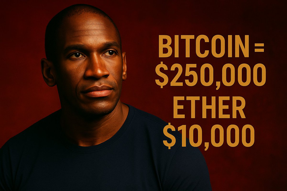 Crypto_TownHall's tweet image. ARTHUR HAYES SETS $250K BITCOIN AND $10K ETHEREUM YEAR-END TARGETS

BitMEX co-founder Arthur Hayes shared in his latest blog post that he expects Bitcoin to reach $250,000 and Ethereum to hit $10,000 by year-end.

The bold forecast reflects Hayes' ultra-bullish stance on crypto