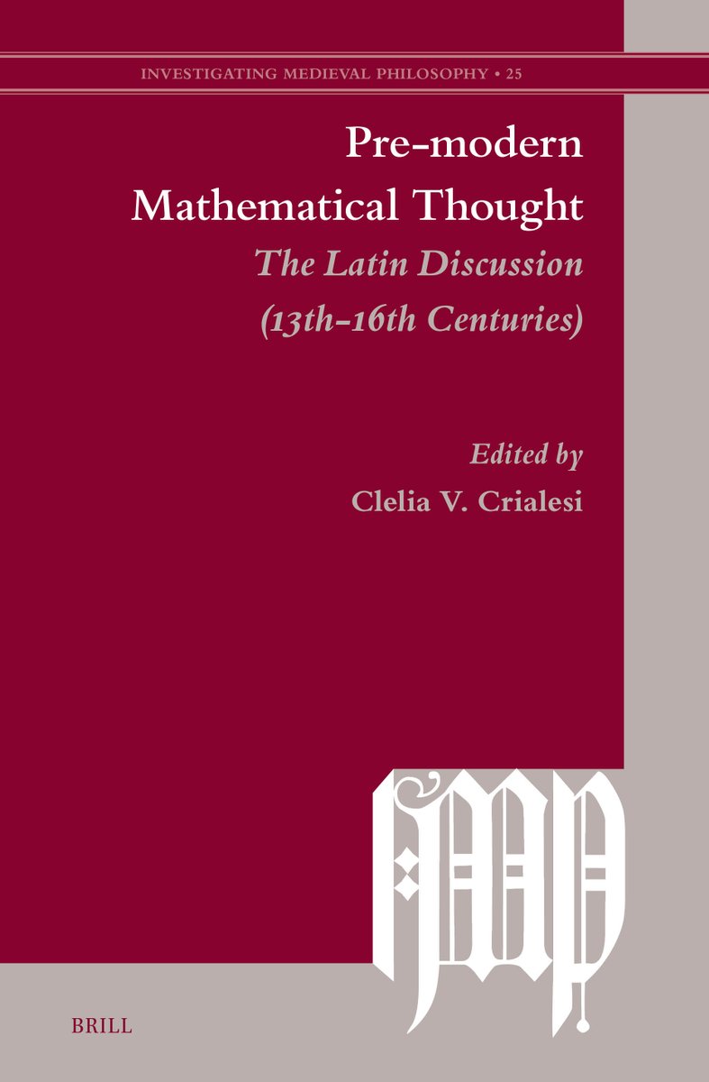 Back here to drop a couple of news. 
📖My book on Mathematics and Philosophy at the Turn of the First Millennium is out (thanks <a href="/routledgebooks/">Routledge Books</a>).
📖My edited book on Premodern Mathematical Thought is also out (thanks <a href="/degruyter_brill/">De Gruyter Brill ➡️ @degruyterbrill.bsky.social</a>).