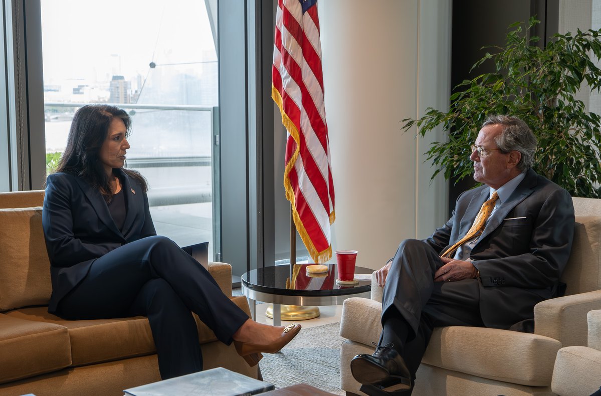 U.S. Ambassador to the UK (@usambuk) on Twitter photo Protecting our citizens at home and abroad is at the heart of <a href="/POTUS/">President Donald J. Trump</a> President Trump’s administration. I welcomed <a href="/DNIGabbard/">DNI Tulsi Gabbard</a> to the Embassy to discuss the importance of the United States and UK alliance for our shared security. Protecting our citizens at home and abroad is at the heart of <a href="/POTUS/">President Donald J. Trump</a> President Trump’s administration. I welcomed <a href="/DNIGabbard/">DNI Tulsi Gabbard</a> to the Embassy to discuss the importance of the United States and UK alliance for our shared security.