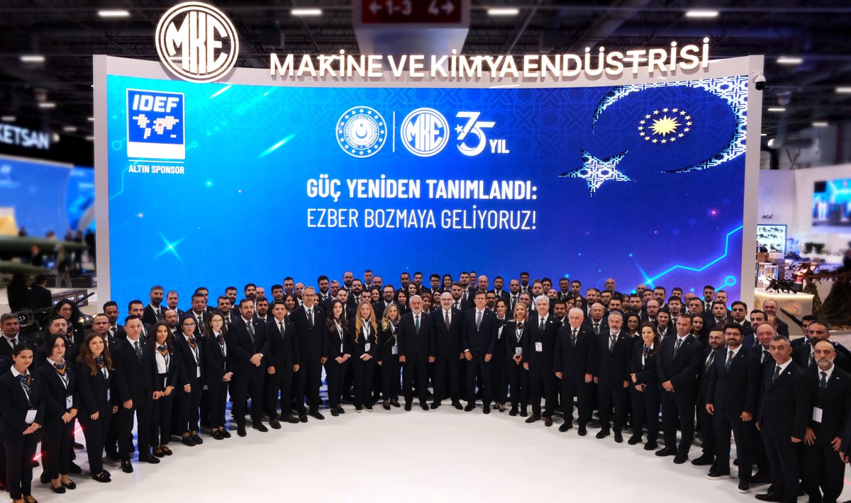 Makine ve Kimya Endüstrisi (@mkegovtr) on Twitter photo GÜÇ YENİDEN TANIMLANDI: EZBER BOZMAYA GELDİK!
#IDEF2025’te yenilikçi ve ses getiren yüksek teknoloji ürünlerimizle 2. güne başladık.
<a href="/tcsavunma/">T.C. Millî Savunma Bakanlığı</a>
#MillîGüçMKE 💪🚀🇹🇷
WE’VE REDEFINED POWER. WE’RE COMING TO CHANGED THE GAME!
We kicked off Day 2 of #IDEF2025 with our GÜÇ YENİDEN TANIMLANDI: EZBER BOZMAYA GELDİK!
#IDEF2025’te yenilikçi ve ses getiren yüksek teknoloji ürünlerimizle 2. güne başladık.
<a href="/tcsavunma/">T.C. Millî Savunma Bakanlığı</a>
#MillîGüçMKE 💪🚀🇹🇷
WE’VE REDEFINED POWER. WE’RE COMING TO CHANGED THE GAME!
We kicked off Day 2 of #IDEF2025 with our