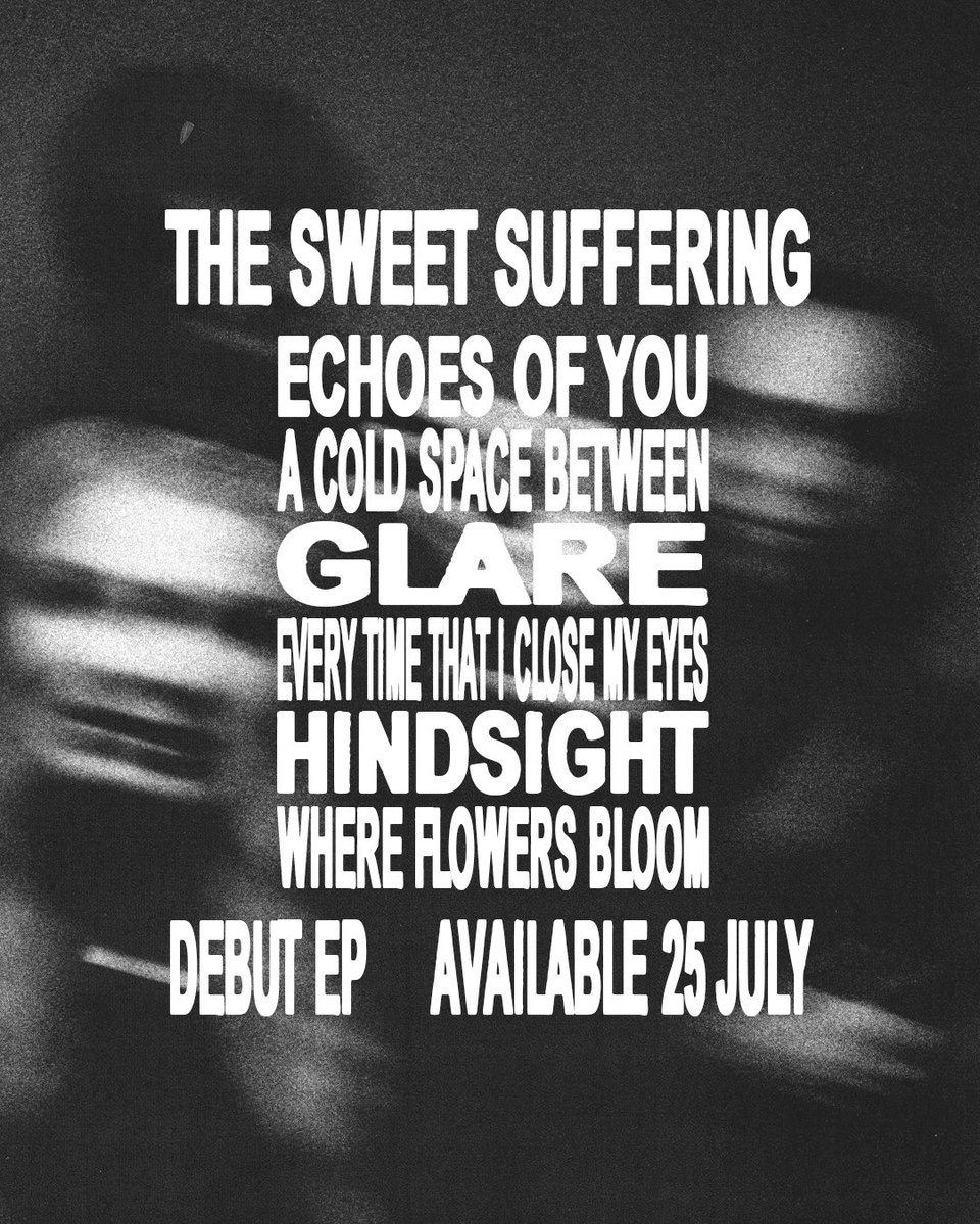 Here is the track listing for our debut EP “The Sweet Suffering”. Only two days to go x

Pre-save now: linktr.ee/closuresyd