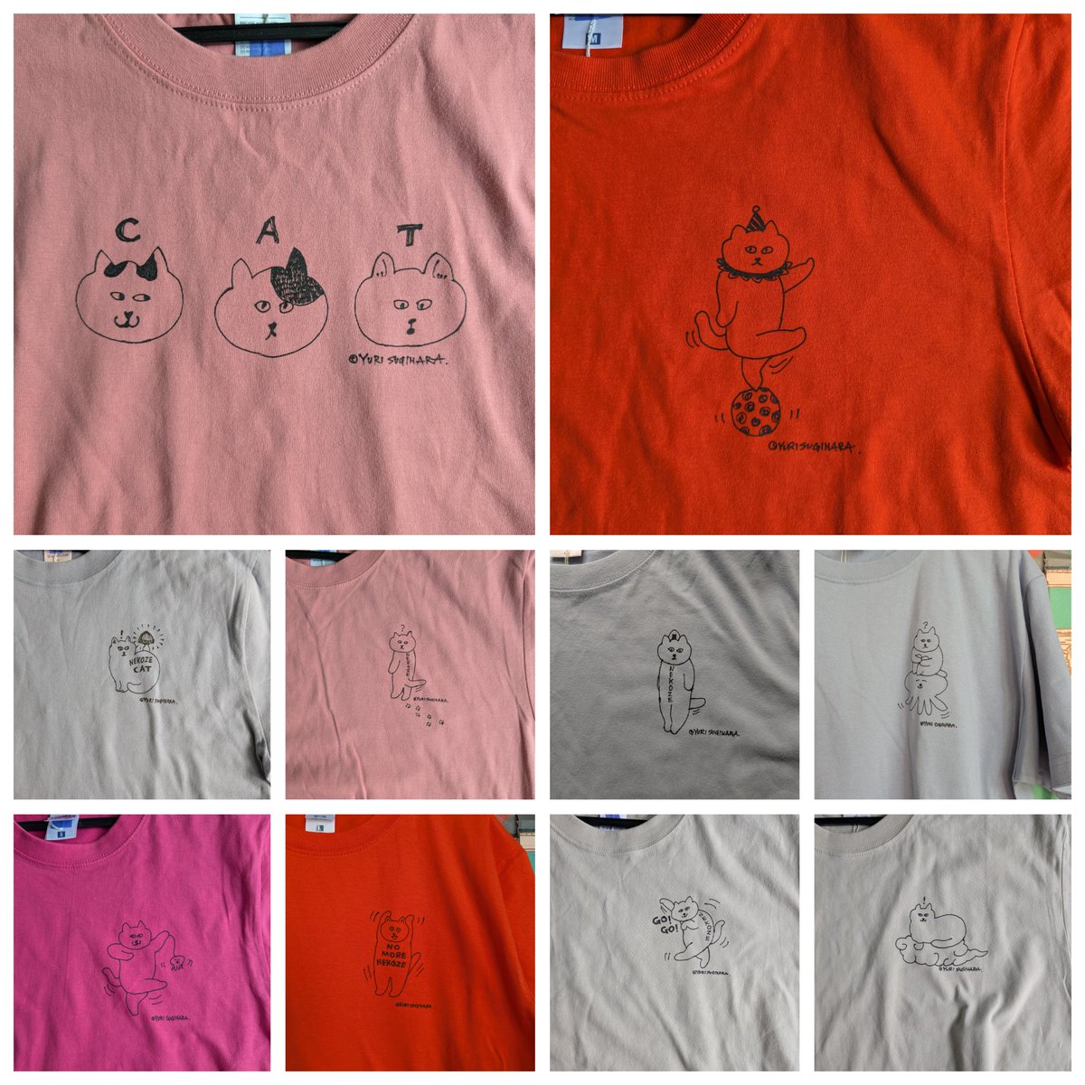 qedstorecafe's tweet image. #ねこねこ展22
すぎはらゆりさんから新作がどーんと到着。久しぶりのブローチ、めっちゃ風来る手描きうちわは専用ビニール袋つき。そして少なくなっていたインド綿の手描きスカート💞さらに新作Tシャツ!
選ぶの迷うくらいたくさんのアイテムが揃ったので、ゆっくり悩みに来て下さいね。