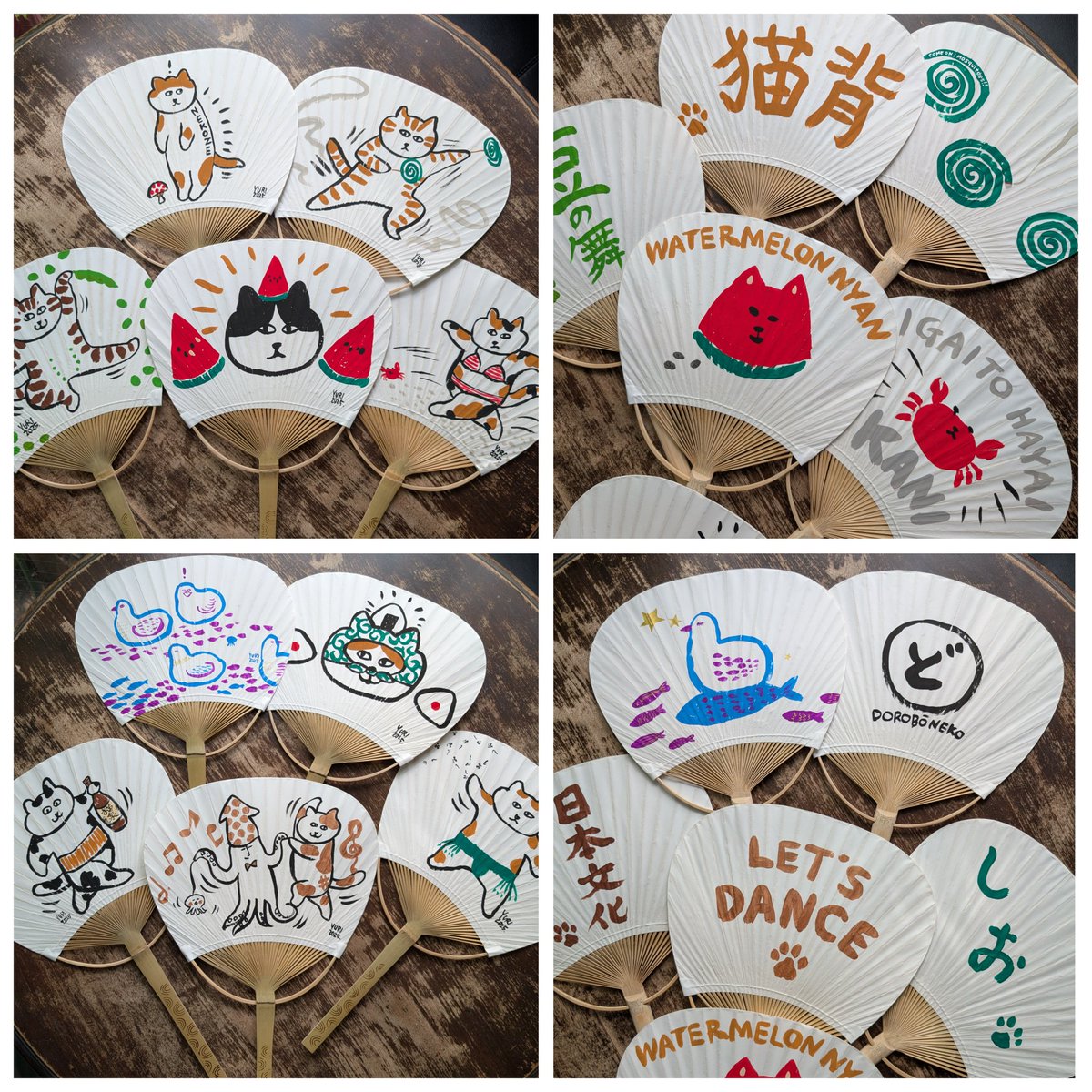 qedstorecafe's tweet image. #ねこねこ展22
すぎはらゆりさんから新作がどーんと到着。久しぶりのブローチ、めっちゃ風来る手描きうちわは専用ビニール袋つき。そして少なくなっていたインド綿の手描きスカート💞さらに新作Tシャツ!
選ぶの迷うくらいたくさんのアイテムが揃ったので、ゆっくり悩みに来て下さいね。