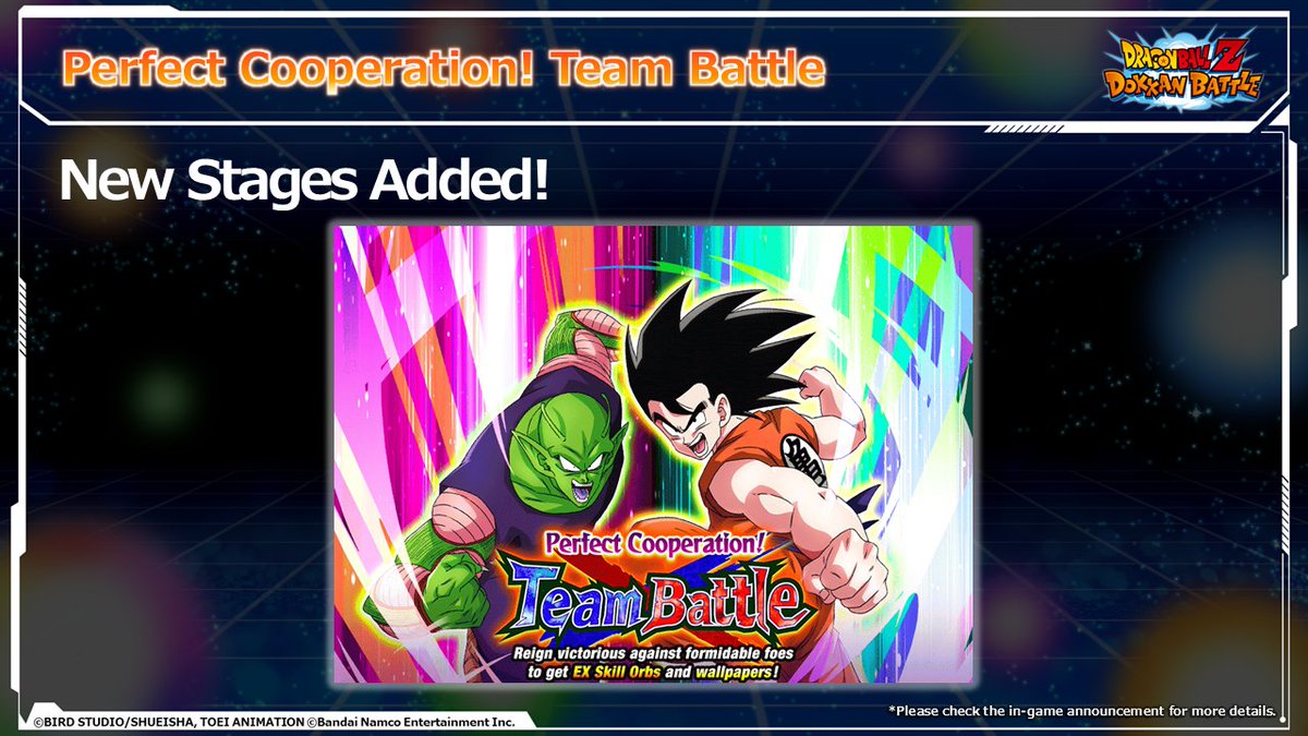 dokkan_global's tweet image. \ #GlobalDokkanCampaign Part 2 Celebration Live Broadcast Streaming Now/
Upcoming event
◾️Special Event "Scorching Serious Showdown"
New Stages
◾️Global Campaign Special Battle 2025
◾️Perfect Cooperation! Team Battle
Check in-game announcements for details!…