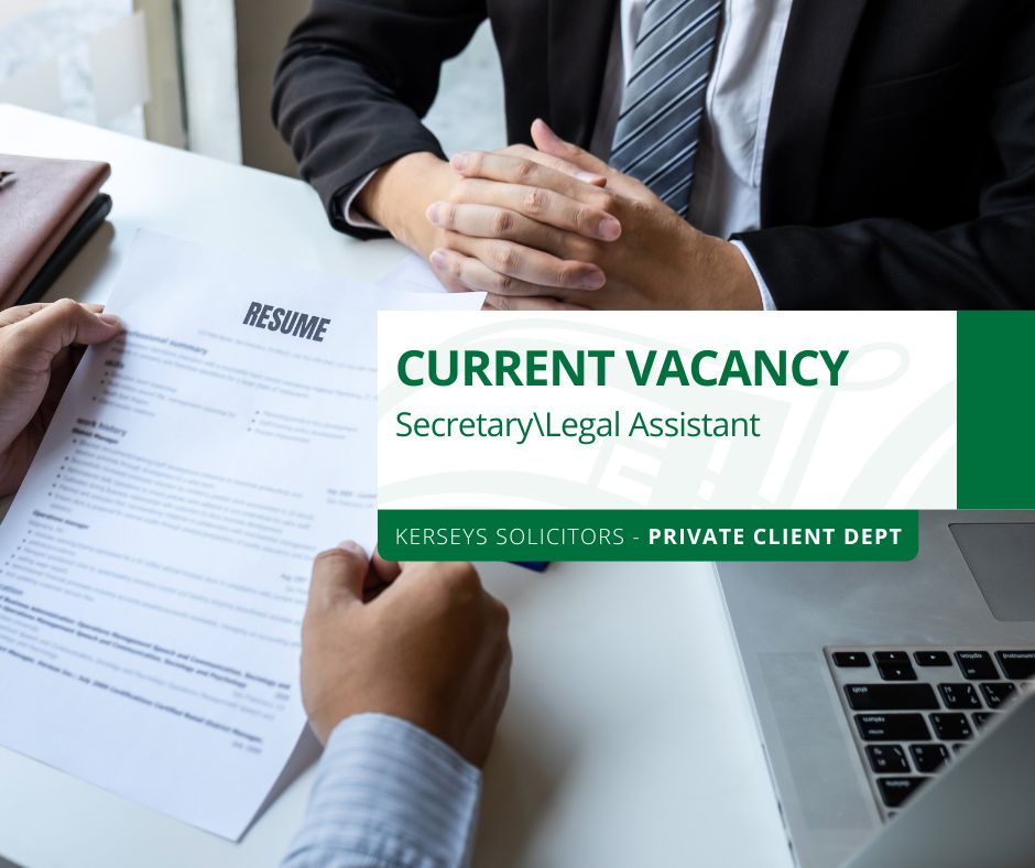 We are looking for a secretary\legal assistant to join our expanding Private Client Team on a full time basis in our Ipswich office.

kerseys.co.uk/secretary-lega…

#CurrentVacancies #legalsecretaryjobs