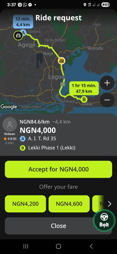 e_hailing's tweet image. What color of madness do we call these if not green/lemon @inDrive. Drivers,wake as our industry is being destroyed by none other than @inDrive as the platforms allows Passengers go below recommended fares at our utmost expense, sanity, mental state &amp;amp; more. Let’s Rise Now!!!