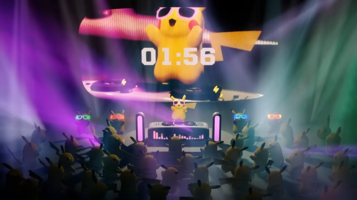 denfaminicogame's tweet image. 「DJピカチュウライブ」の単体フル映像が海外ポケモン公式YouTubeチャンネルで公開
news.denfaminicogamer.jp/news/250723z
22日夜の「ポケモンプレゼンツ」前に披露されたもの。SNS上では「シオンタウンEDM」や“横揺れピカチュウ”、紛れ込むミミッキュなどの要素が話題となっている