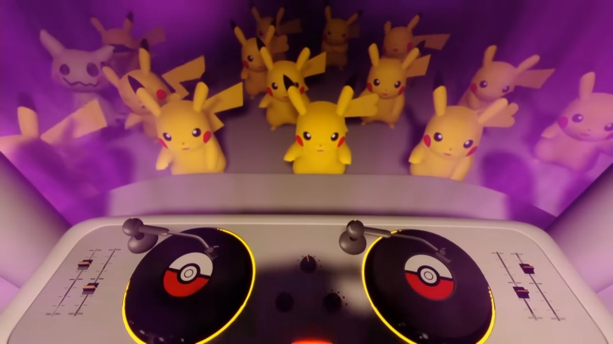 denfaminicogame's tweet image. 「DJピカチュウライブ」の単体フル映像が海外ポケモン公式YouTubeチャンネルで公開
news.denfaminicogamer.jp/news/250723z
22日夜の「ポケモンプレゼンツ」前に披露されたもの。SNS上では「シオンタウンEDM」や“横揺れピカチュウ”、紛れ込むミミッキュなどの要素が話題となっている