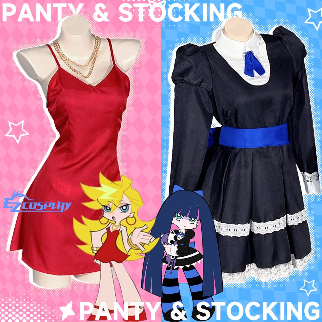 ezcosplay_com's tweet image. 💃 Panty & Stocking's red slip dress and black lolita dress set now online!
💖 #PantyDress: ECUS02747GXY
🖤 #StockingDress: ECUS02748GXY
#PantyandStocking #PantyCosplay #StockingCosplay #AnimeCosplay #EZCosplay #pantycostume #stockingcostume #cosplays #cosplayduo #cosplay