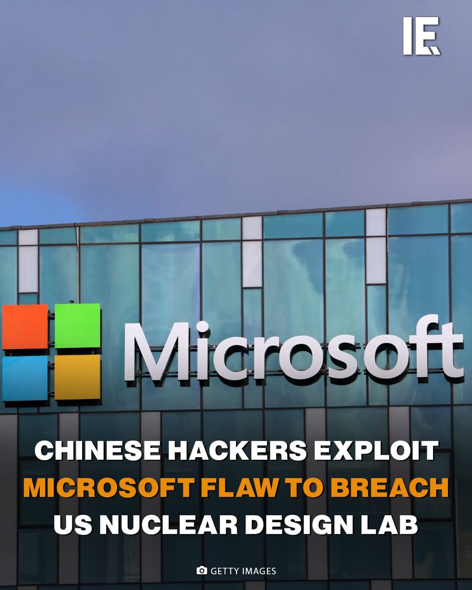 IntEngineering's tweet image. Microsoft warns Chinese state-backed hackers exploited a SharePoint flaw to breach the US nuclear weapons agency. China denies involvement. bit.ly/4oa6dc7