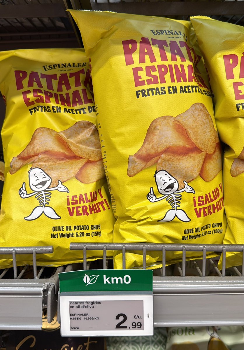 “Producte km 0” de BonPreu 👀🍟

Les patates Espinaler (empresa de Vilassar de Mar) es produeixen a Sòria. Per tant, de km 0, res de res. Per molt que l’empresa sigui catalana, si els productes no es fan aquí, no són de proximitat. <a href="/bonpreuesclat/">Supermercats Bonpreu i Esclat</a>