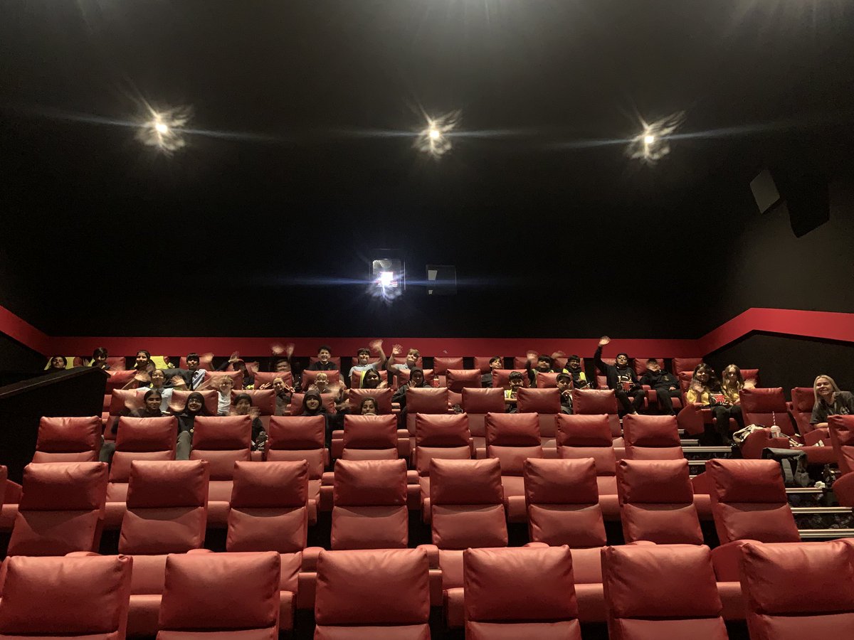 Ready for the cinema! Treat 1/3 for our superstar Year 6s. ⭐️