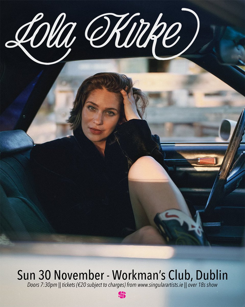 TicketmasterIre's tweet image. ⭐Following the release of latest album 'Trailblazer', musician, actor and author @LolaKirke has announced a headline show at @WorkmansDublin on 30 November 2025.
🎟️Tickets on sale Friday at 10am bit.ly/4lL6fWf