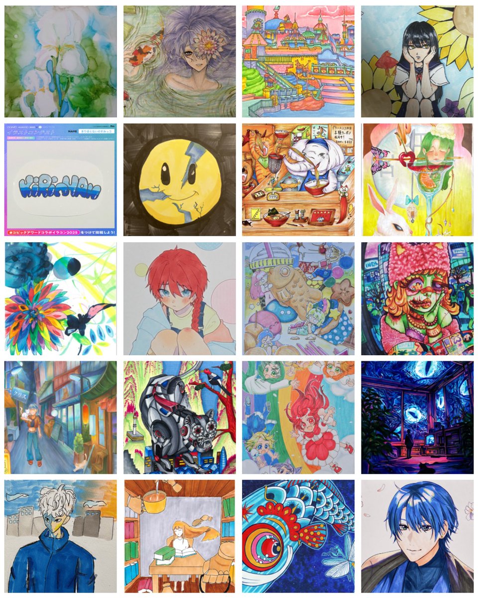COPIC_AWARD's tweet image. 🖼エントリー公開作品を一部ご紹介
各作品の詳細はオフィシャルウェブサイトにて公開中です。お気に入りの作品への”👍いいね!”や”💘お気に入り"をお待ちしています。
#コピックアワード2025
エントリーはこちら▶︎copicaward.com/ja/