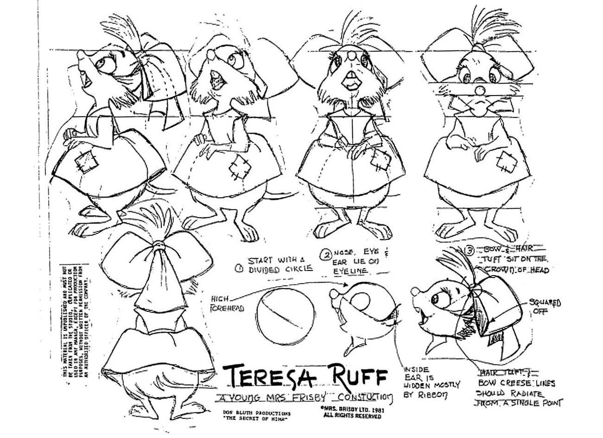 CDReferences's tweet image. Art of The Secret of NIMH → buff.ly/xcBrdIK (WIP Area)
#animation #conceptart #modelsheet #characterdesign #visdev