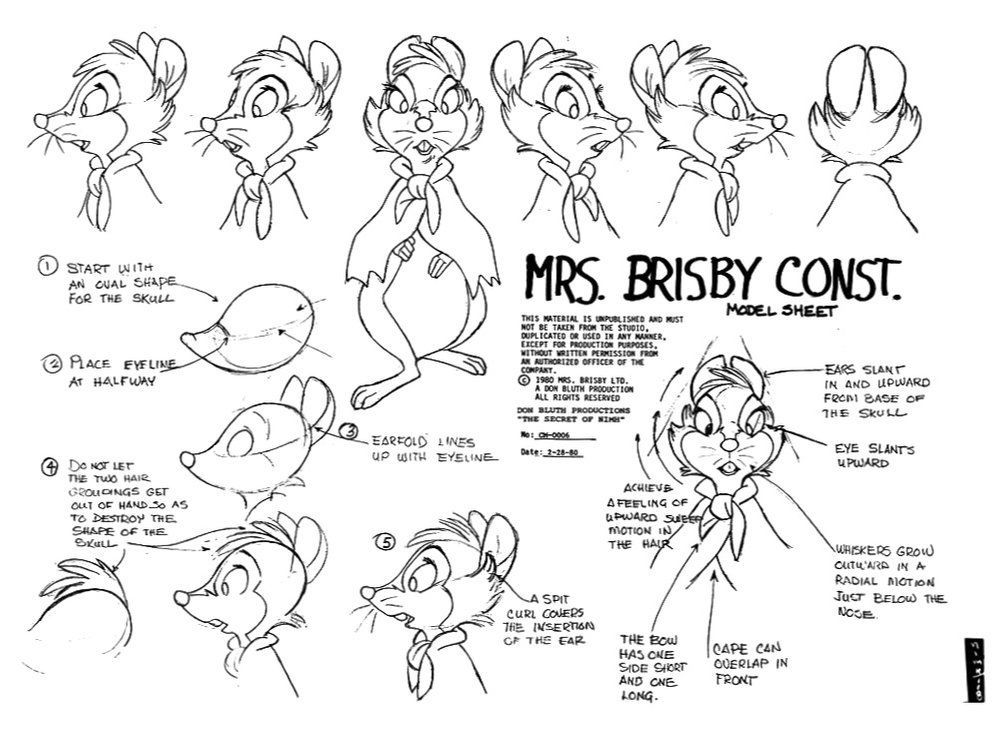 CDReferences's tweet image. Art of The Secret of NIMH → buff.ly/xcBrdIK (WIP Area)
#animation #conceptart #modelsheet #characterdesign #visdev