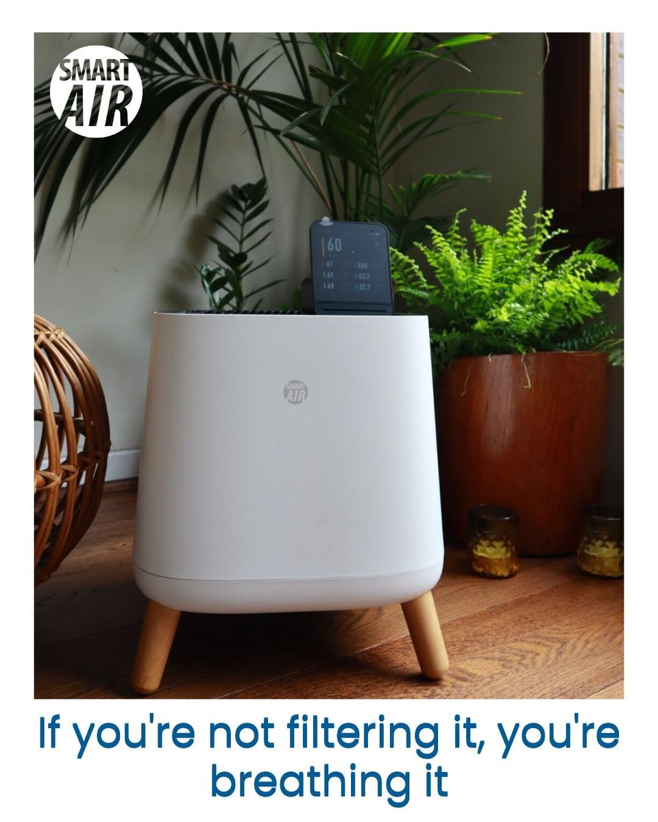 SmartairUk's tweet image. 👀 Monitor your air to understand what you're really breathing in. Because if you're not filtering it, you're breathing it.💨
The Sqair air purifier can help remove pollutants from the air, making it safer for everyone in the room.
Start seeing the air: bit.ly/4lWujoJ