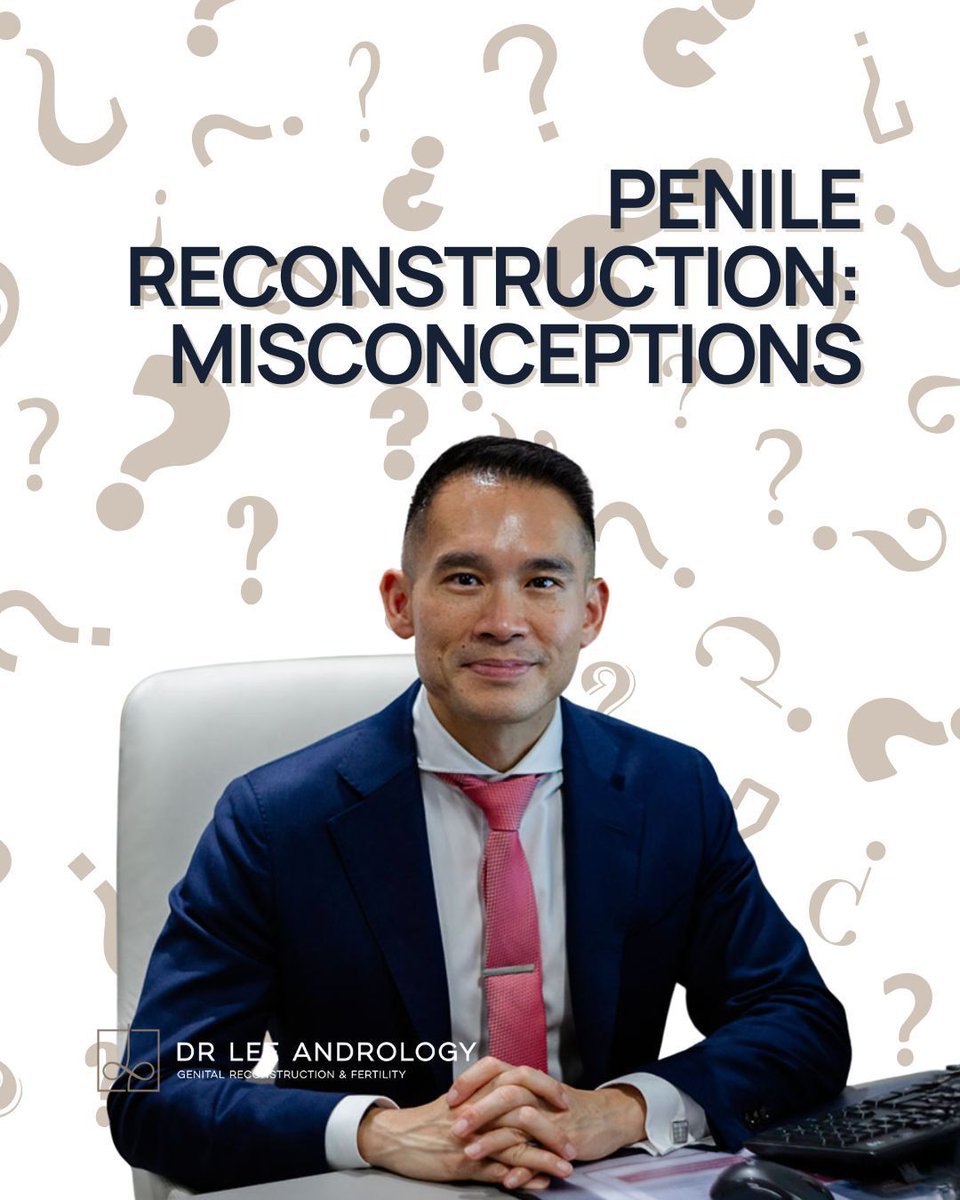donwglee's tweet image. Myth: “Penile reconstruction is cosmetic.”
Truth: It restores urination while standing, sexual function, &amp;amp; dignity.
It’s for trauma, cancer &amp;amp; complications.
#menshealthexpert #penilereconstruction #mythbusting #urology