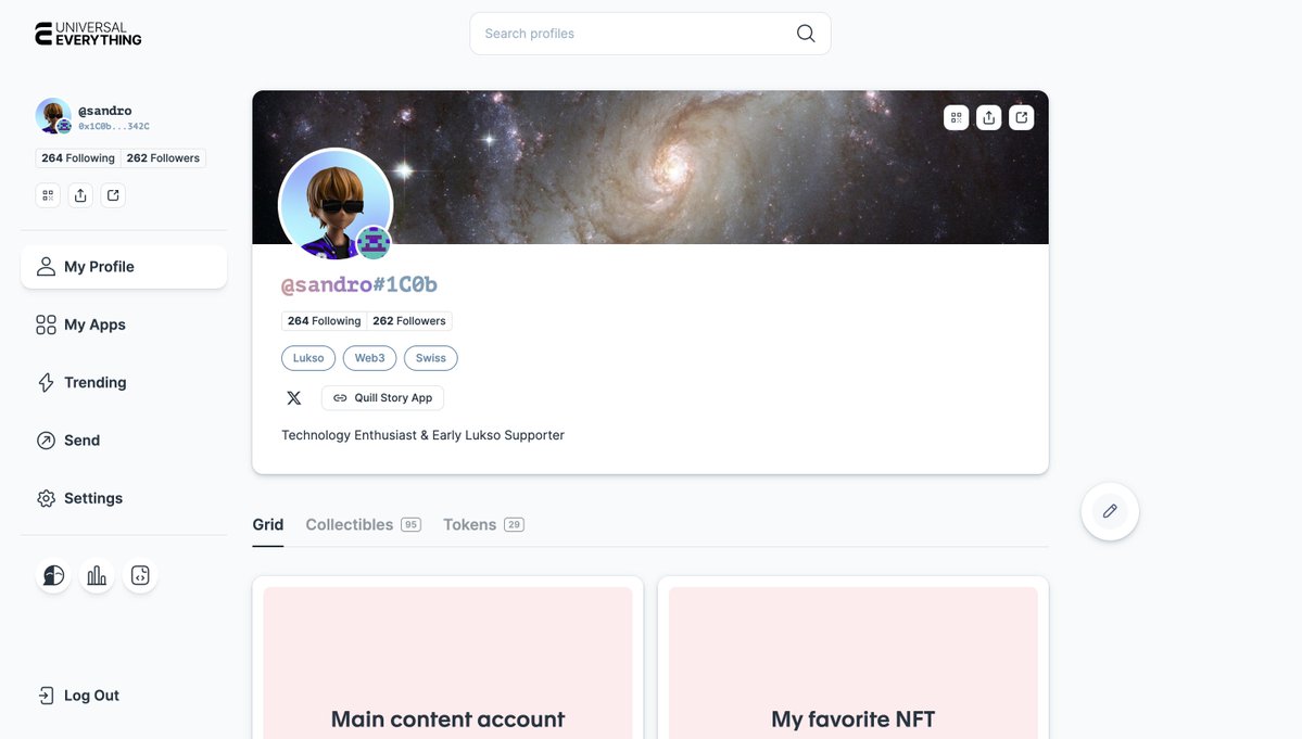 S_Ruetti's tweet image. Which crypto wallet can beat the universal profile from @lukso_io?
I don't think any other company can even come close to what @ERC725Account can already do.
Once people realize this, we will see our $LYX bull run 🆙 Until that moment, I enjoy my $ETH, $PENGU & $BNB. Take care.…