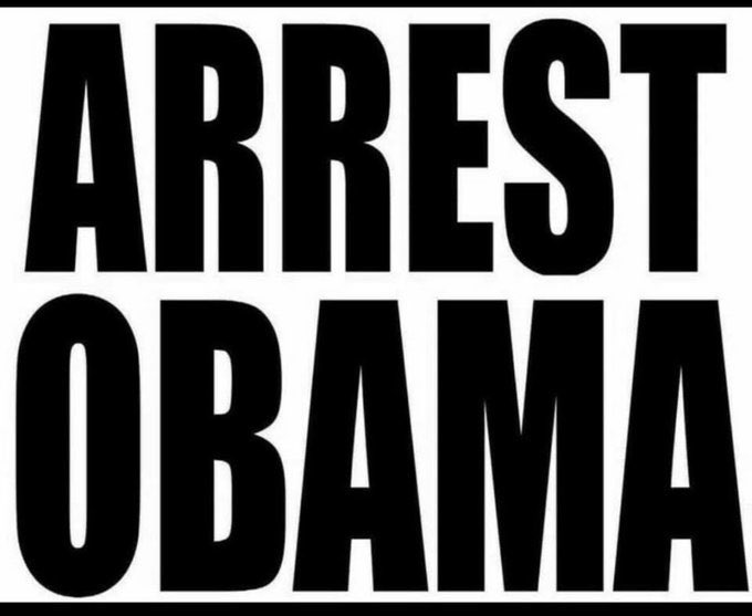 ExDemMark's tweet image. If you can arrest a former president named Donald Trump, you can arrest a former president named Barack Obama! #ArrestObama