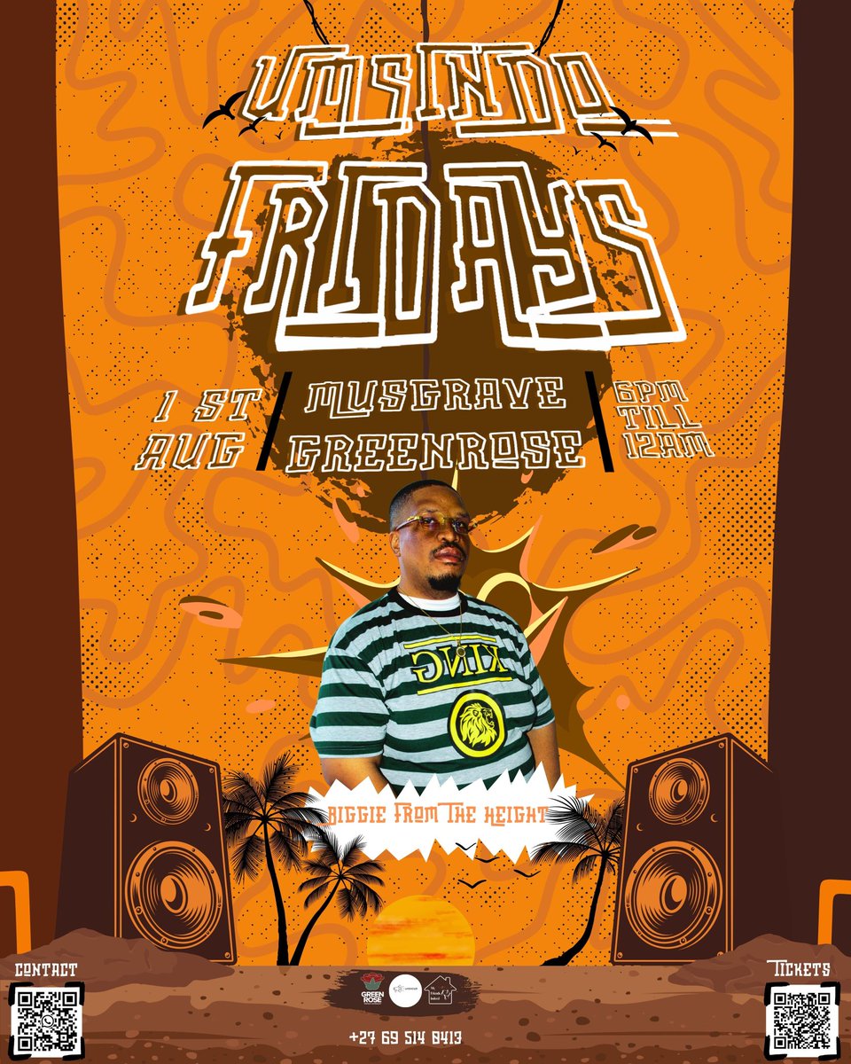 uJayonafriday's tweet image. 🚨 LAST CHANCE! 🚨

Today is your FINAL DAY to get @Umsindofridays  tickets for just R60 on Quicktet! 🎟️🔥
From tomorrow, tickets go up to R70 — don’t sleep on the savings! ⏳
Lock in your spot NOW and pull up on August 1st!
#UmsindoFridays #TicketAlert #DurbanEvents #Quicktet