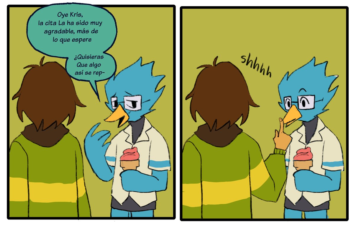 meruzzfanart's tweet image. Por los JaJas 
#DELTARUNE #kerdly