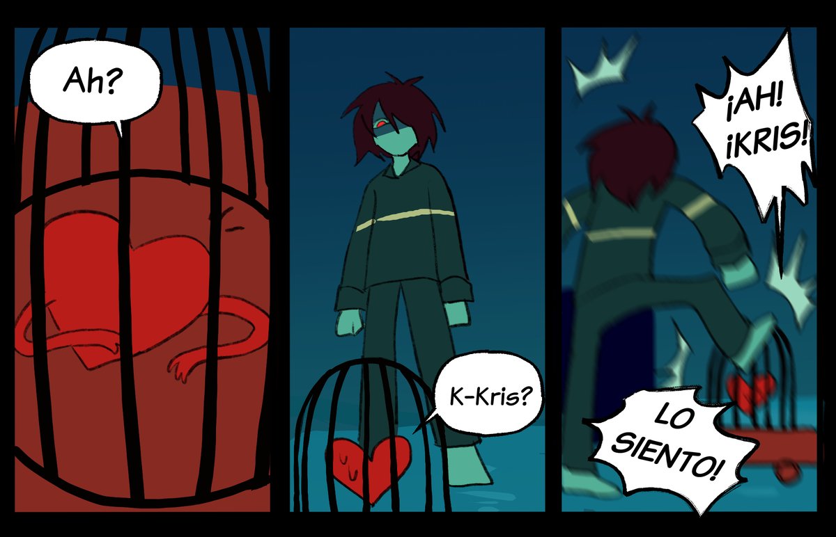meruzzfanart's tweet image. Por los JaJas 
#DELTARUNE #kerdly