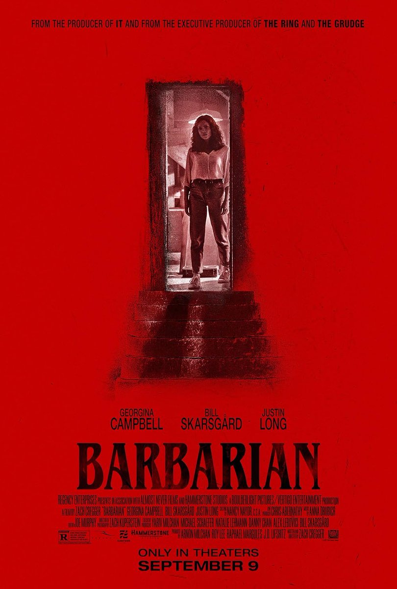 ApocalypseJow's tweet image. #NowWatching

Barbarian (2022)
Dir. Zach Cregger