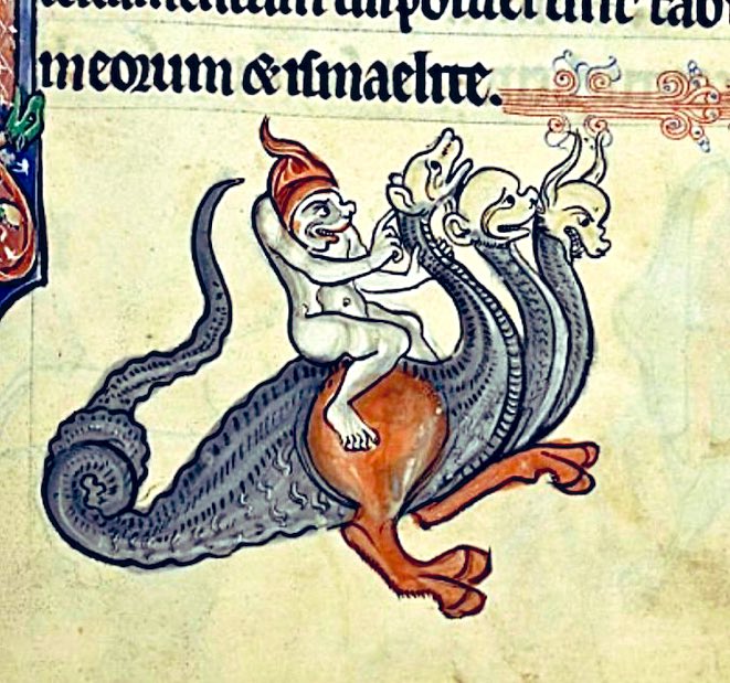 MedMilMedicine's tweet image. “Now, is this one the accelerator, the clutch or the brake?” - c. 1260, British Library, Add. MS 62925, f. 85r