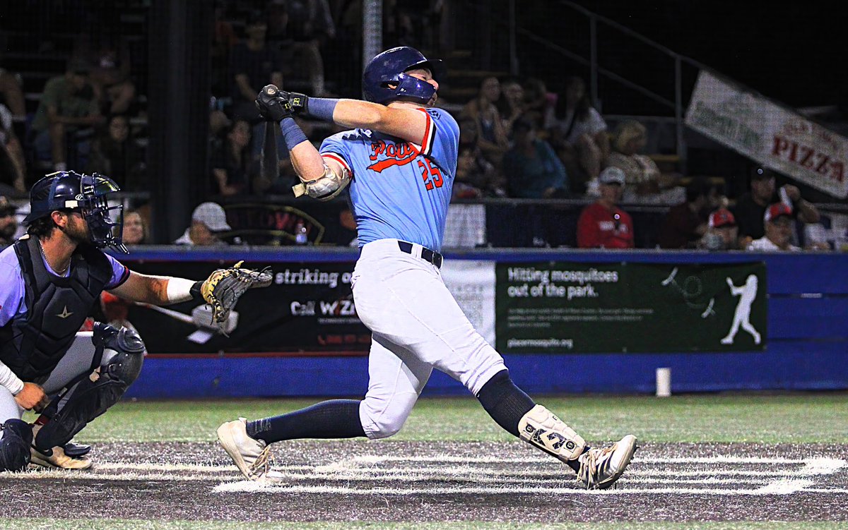 J_Georgeson26's tweet image. The Potters take a half game lead in the PEL standings with a 7-5 win over the Solano Mudcats. Four games remain in the season and Lincoln is clinging to a postseason spot.