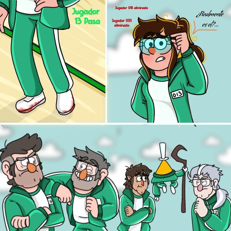 SARYFazbear_'s tweet image. SQUIDGAME: JUEGOS DEL MULTIVERSO Primer juego: Luz verde, luz roja...
(El punto de vista de Sarí)
#squidgame_juegosdelmultiverso #gravityfalls #squidgameau #billfordfanchild #GravityFallsOc #SaríCipher