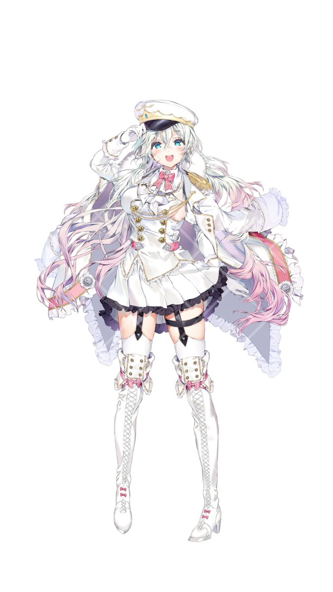 srm_kimi's tweet image. 【お仕事報告】
#IRIAM にて活動中のGOAT production( #GOATproduction )所属 桃瀬 永愛様( #momoseena2 )の軍服/ルームウェア立ち絵を制作させて頂きました!